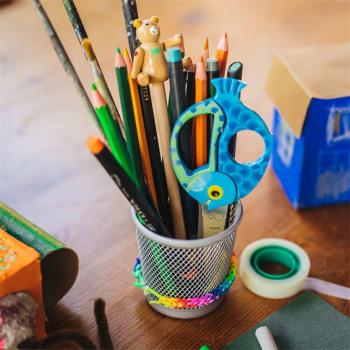 Preview: Fiskars Animals Kinderschere 13cm Motiv Fisch 4+